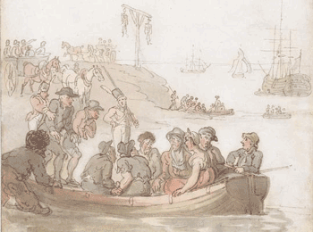Convicts Embarking For Botany Bay